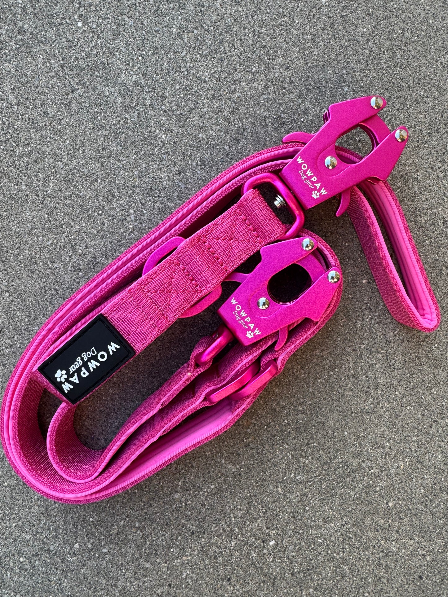 Taktische Hundeleine ULTRA LIGHT Rose Red Edition, Länge 2m verstellbar