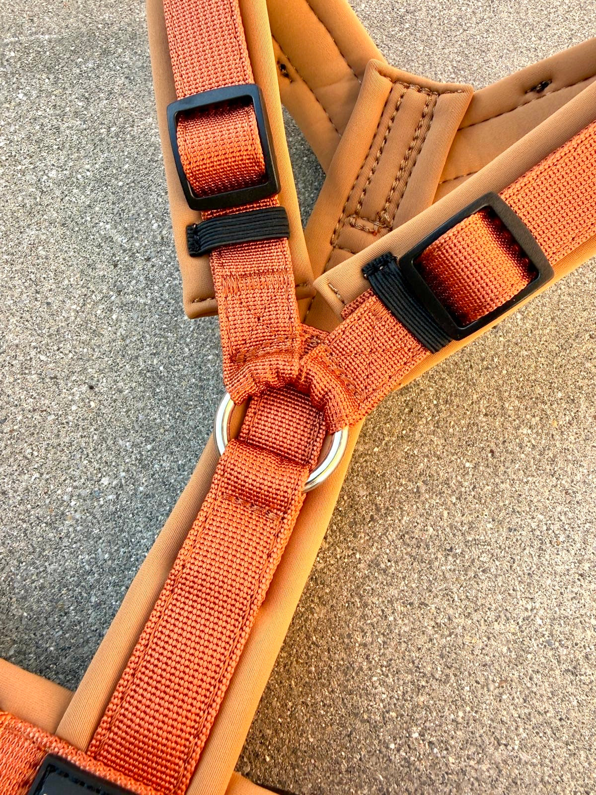 Hochwertiges Hundegeschirr FLOW Kupfer Edition