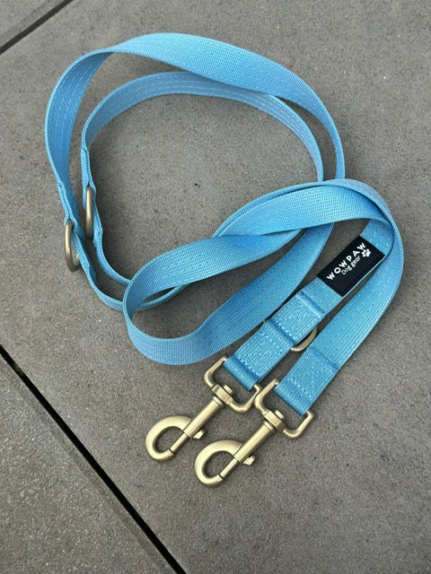 Smycz dla psa z karabińczykiem Sky Blue Edition, długość 2m, regulowana