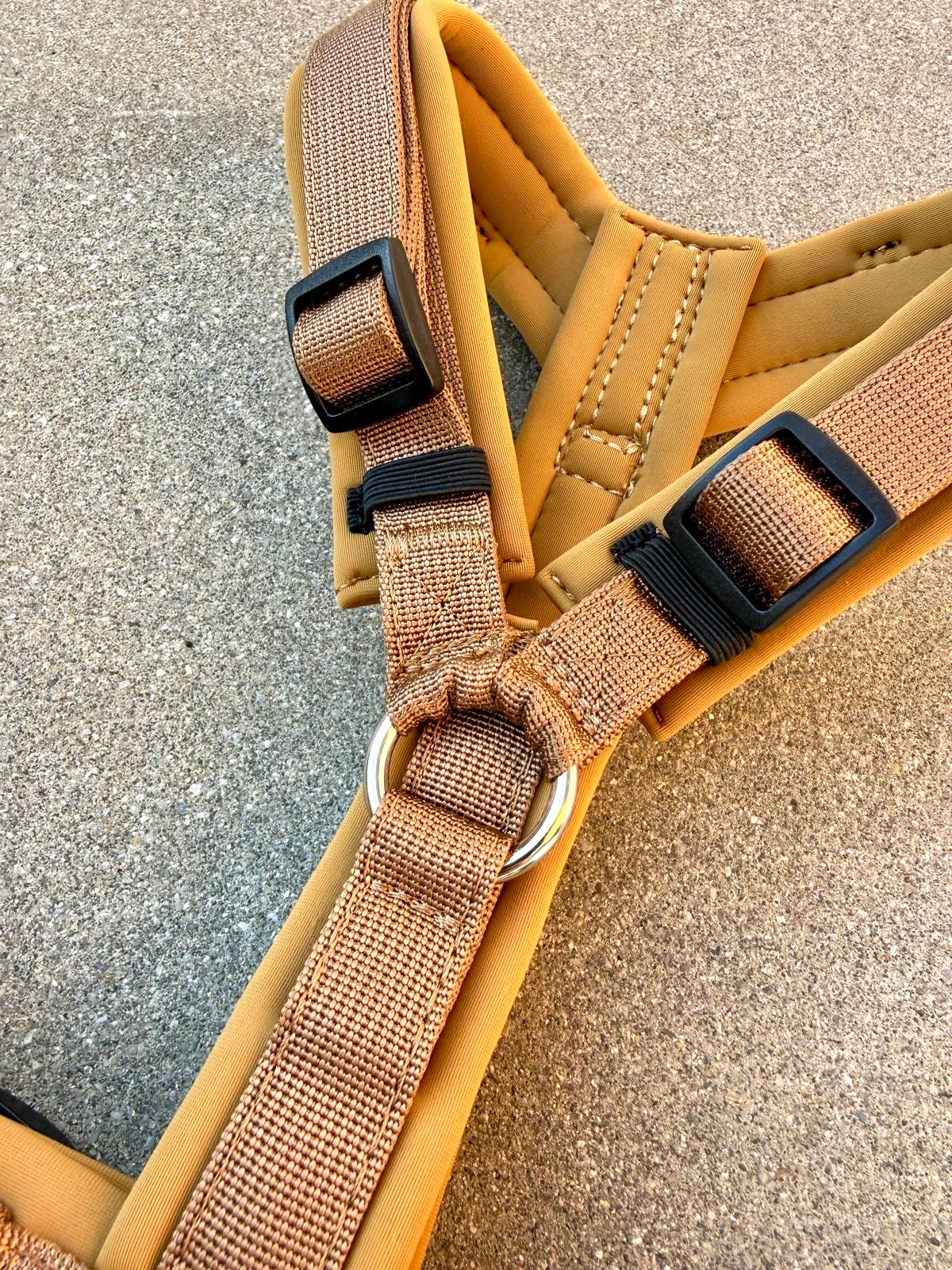 Hochwertiges Hundegeschirr FLOW Braun Edition