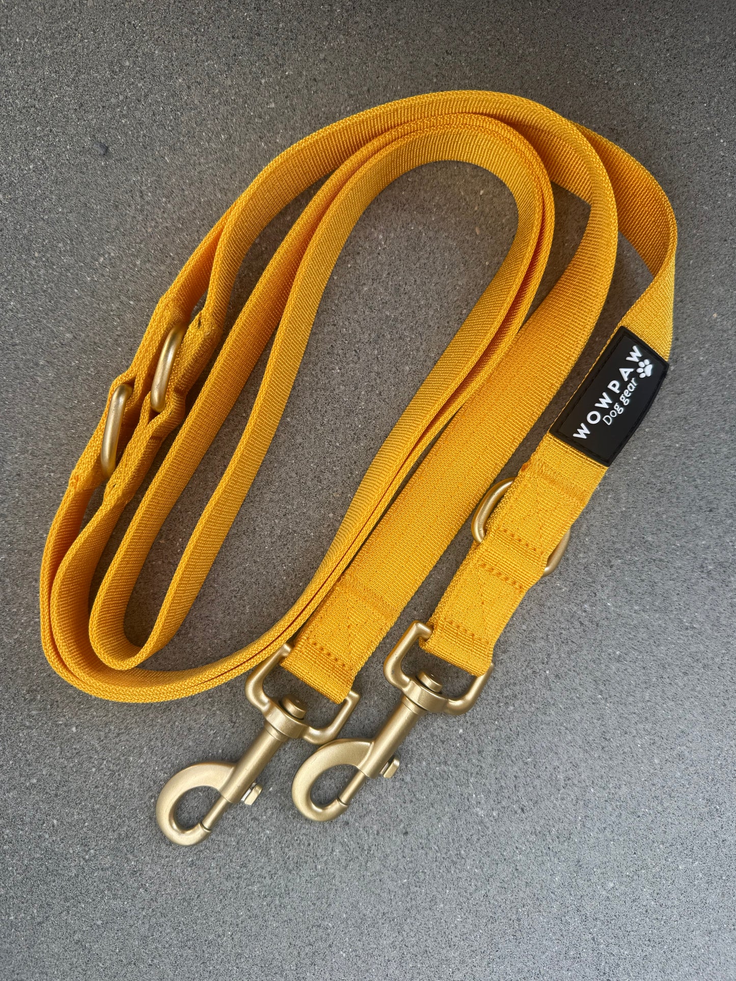 Standard Hundeleine M verstellbar Länge 2m Yellow Edition