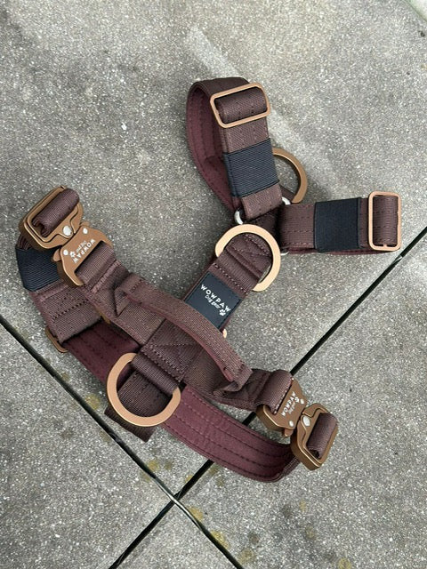 Pettorina per cani di alta qualità M arancione neon