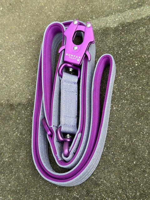 Smycz taktyczna dla psa ULTRA LIGHT Sky Blue Edition, długość 1,8m