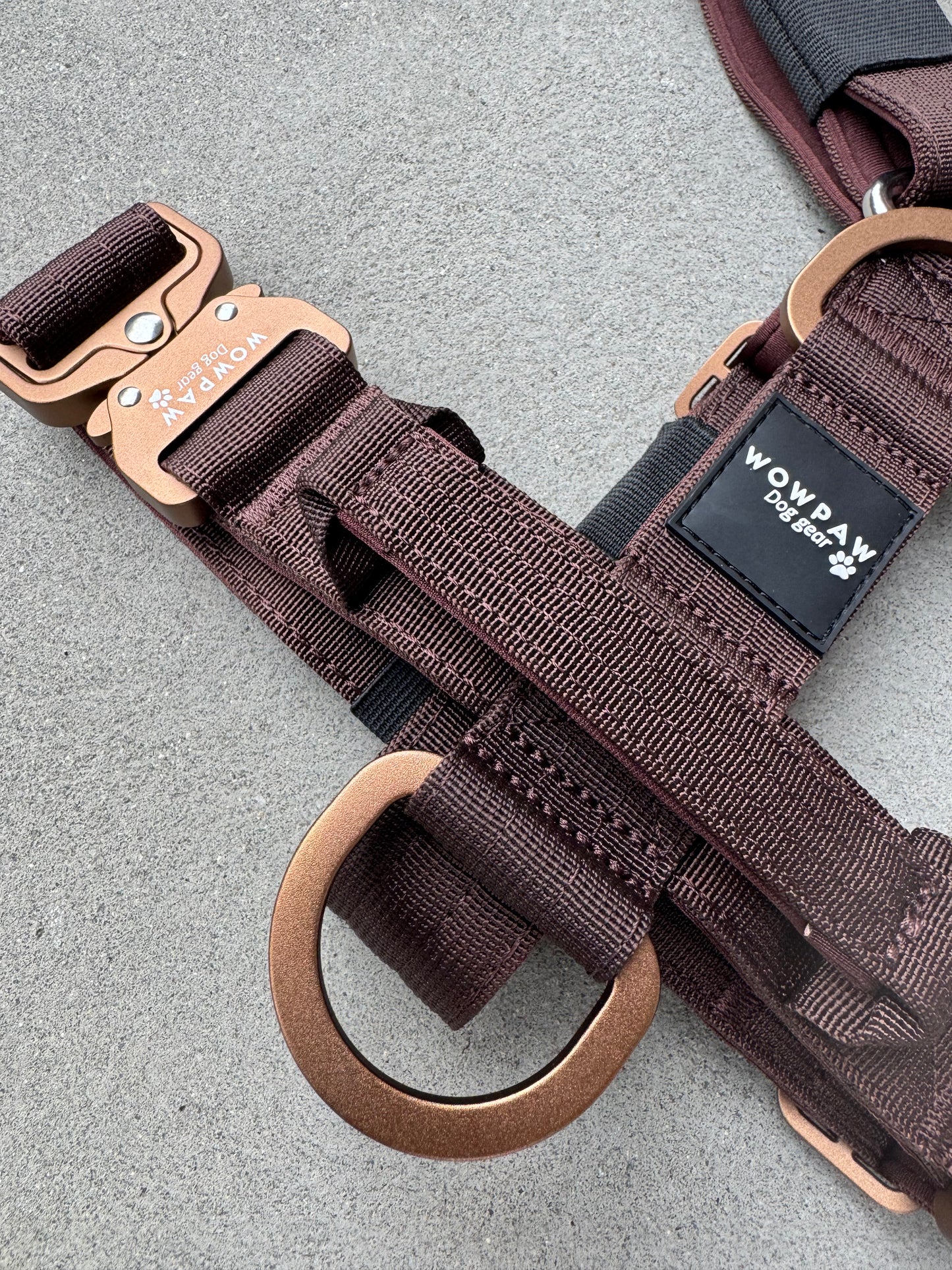 Hochwertiges Hundegeschirr S Espresso Braun Edition