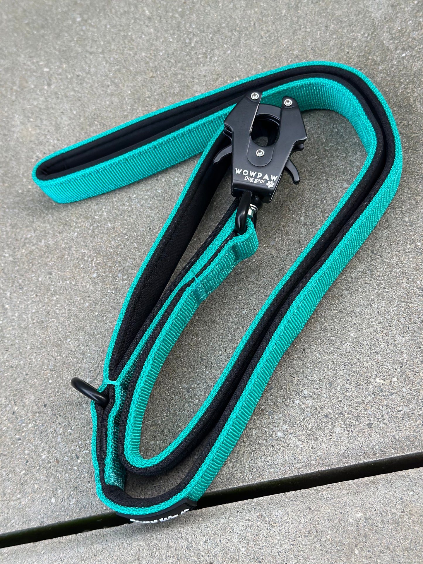 Taktische Hundeleine ULTRA LIGHT Türkis, Länge 1,5m XS