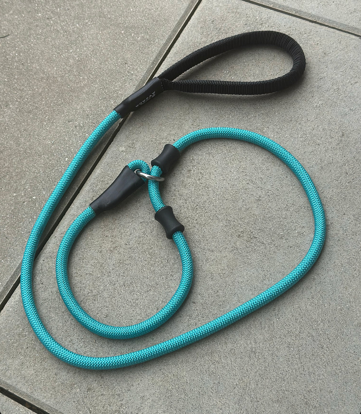 Smycz retriever o długości 140 cm w kolorze turkusowym