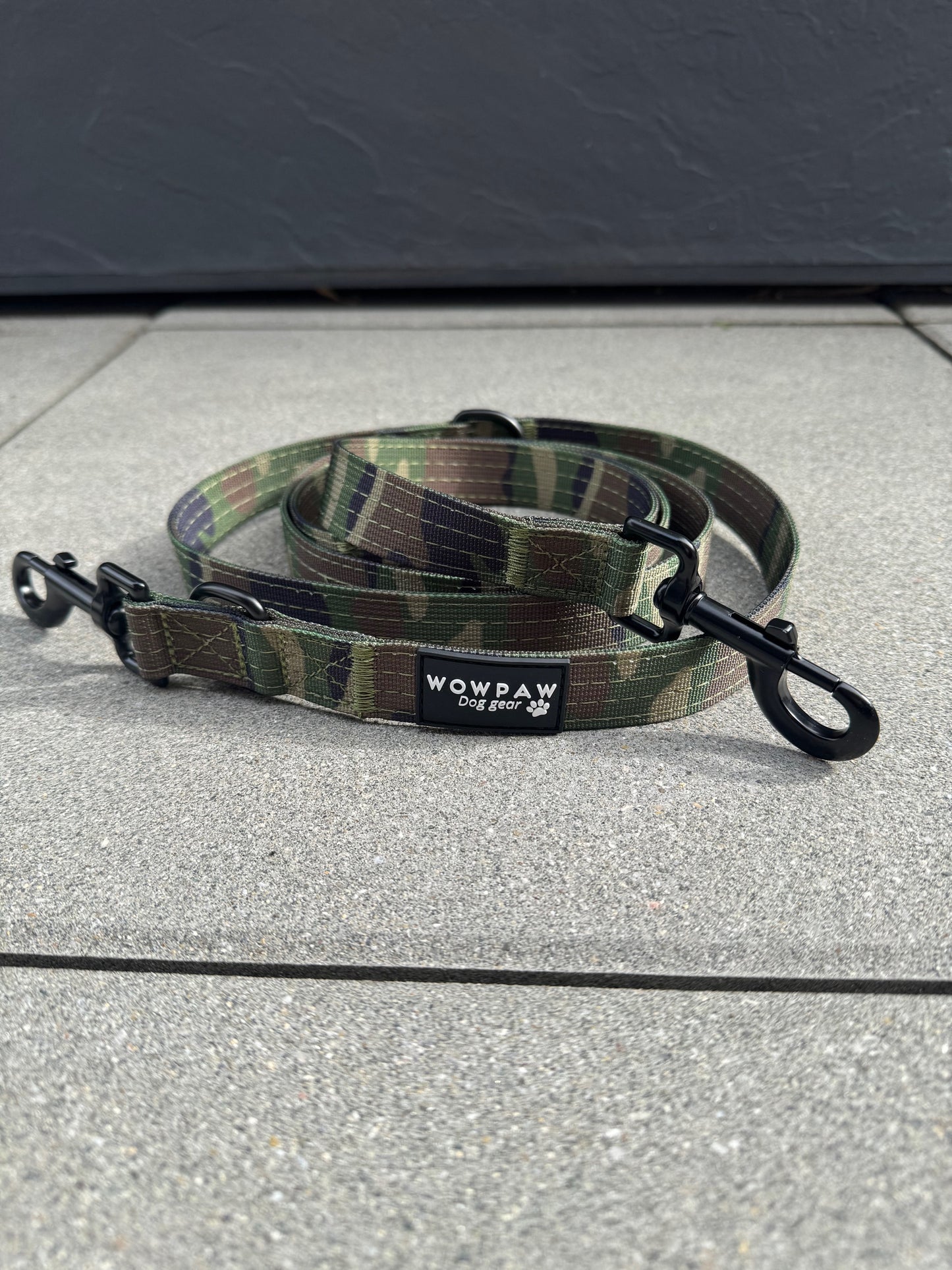 Standard Hundeleine M verstellbar Länge 2m Army Green Camouflage