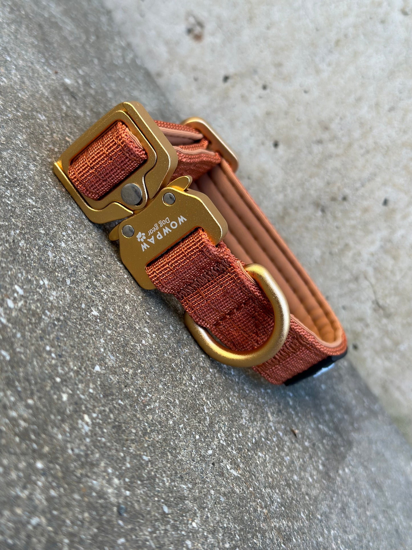 Taktisches Hundehalsband ULTRA LIGHT Kupfer Edition XXS