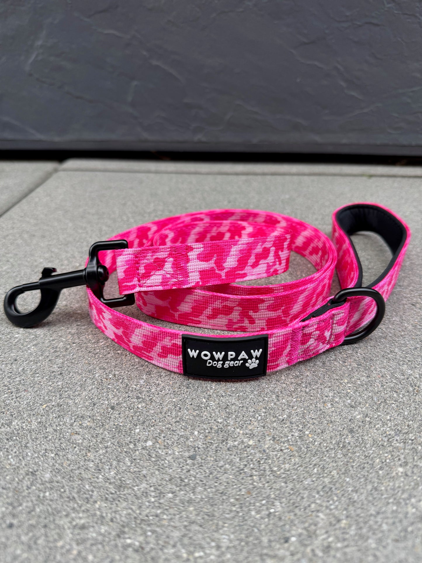 Standard Hundeleine M Länge 1,5m Pink Camouflage