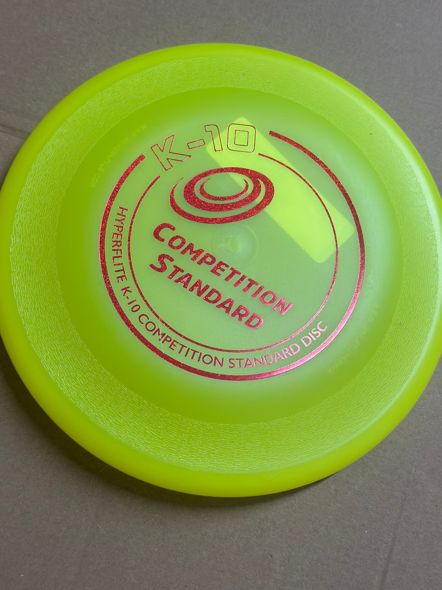 HYPERFLITE K10 COMPETITION STANDARD DOG FRISBEE