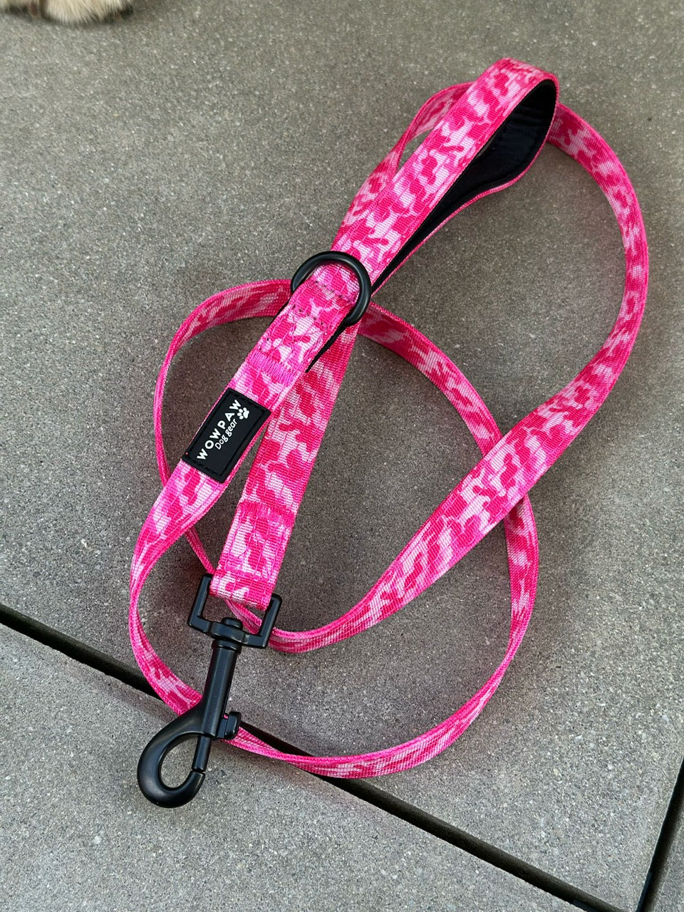 Standard Hundeleine S Länge 1,5m Pink Camouflage