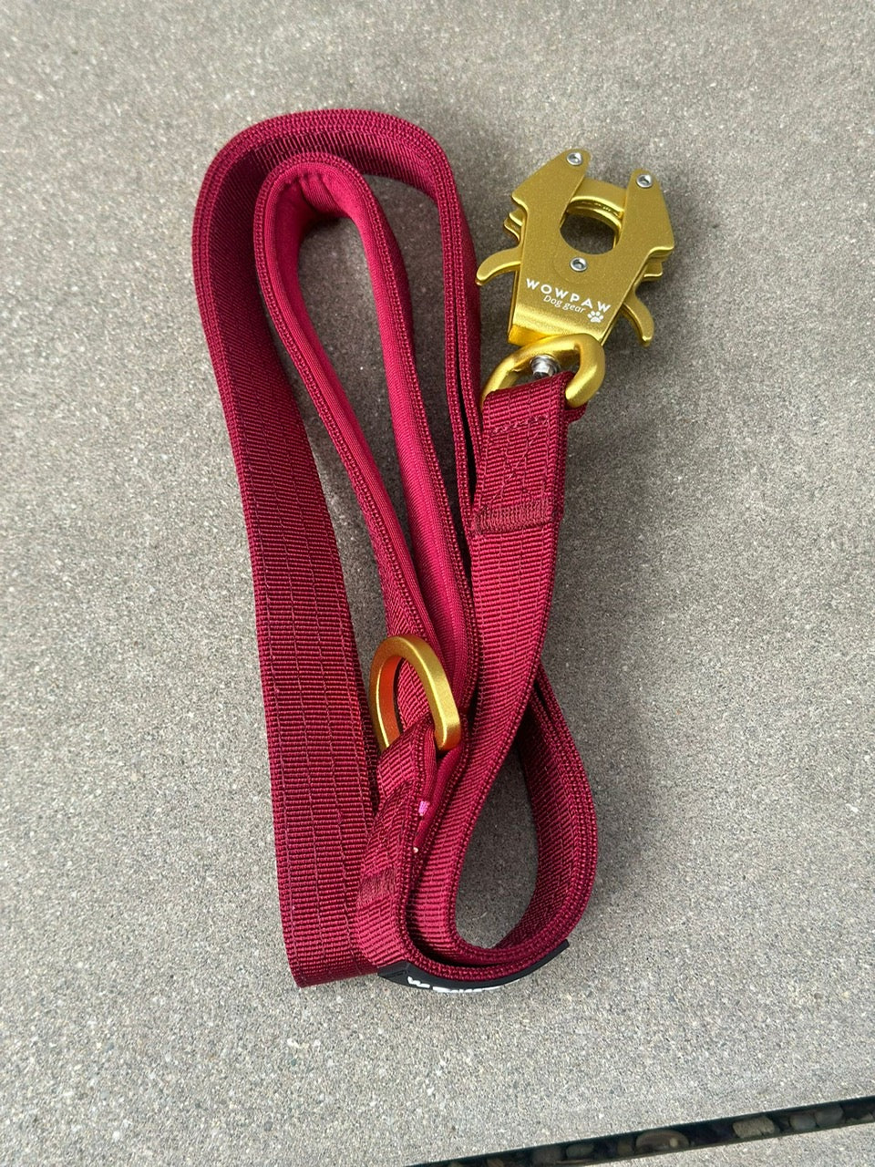 Guinzaglio tattico per cani con moschettone a rana, girevole a 360°, lunghezza 1,8 m, nero