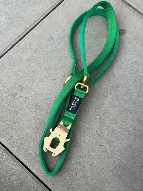 Taktische Hundeleine ULTRA LIGHT Grün Edition 360° drehbar Länge 1,8m