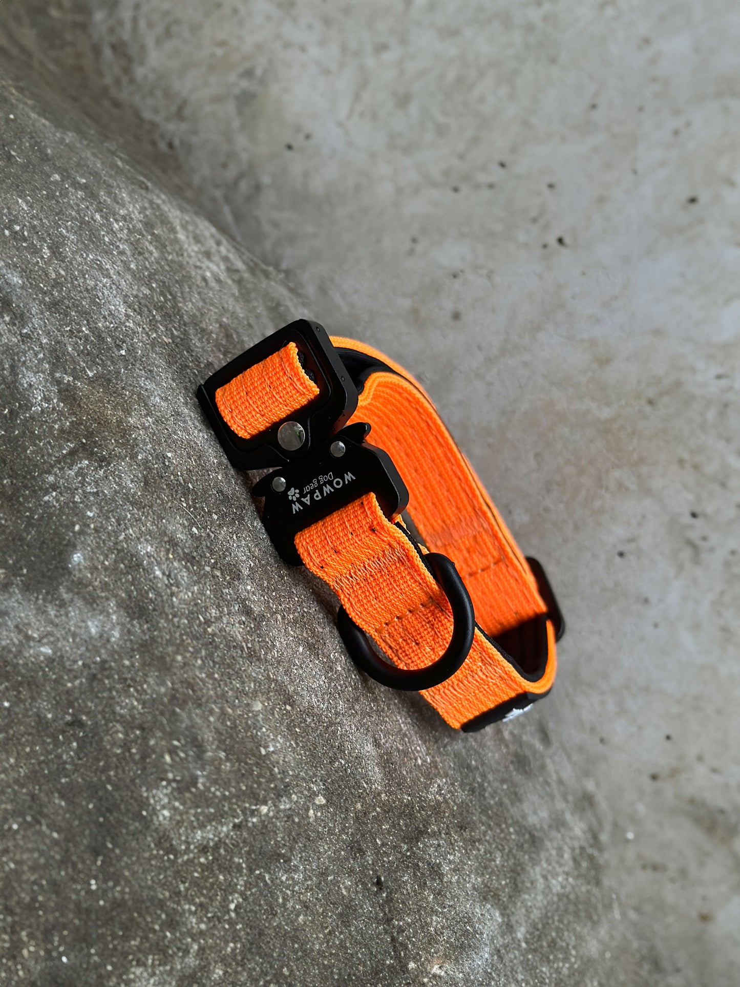 Taktyczna obroża dla psa ULTRA LIGHT Neon Orange XS