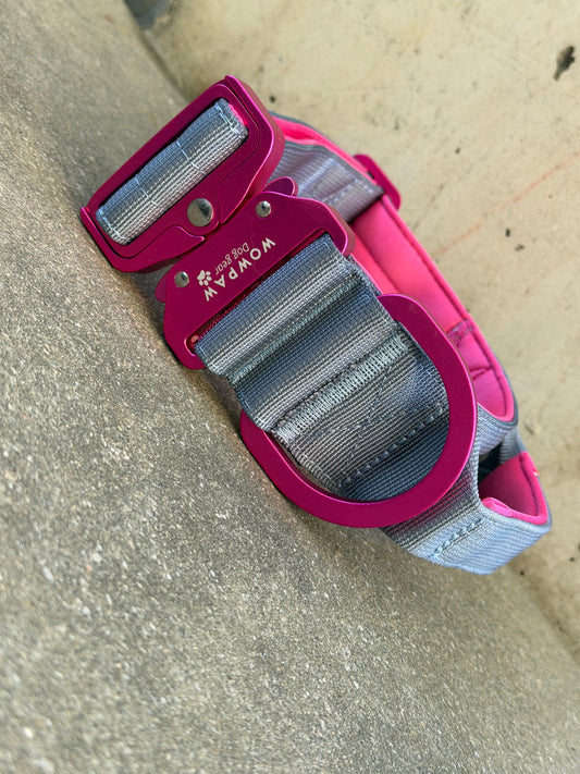 Taktisches Hundehalsband ULTRA LIGHT 5cm Blue Purple Edition S