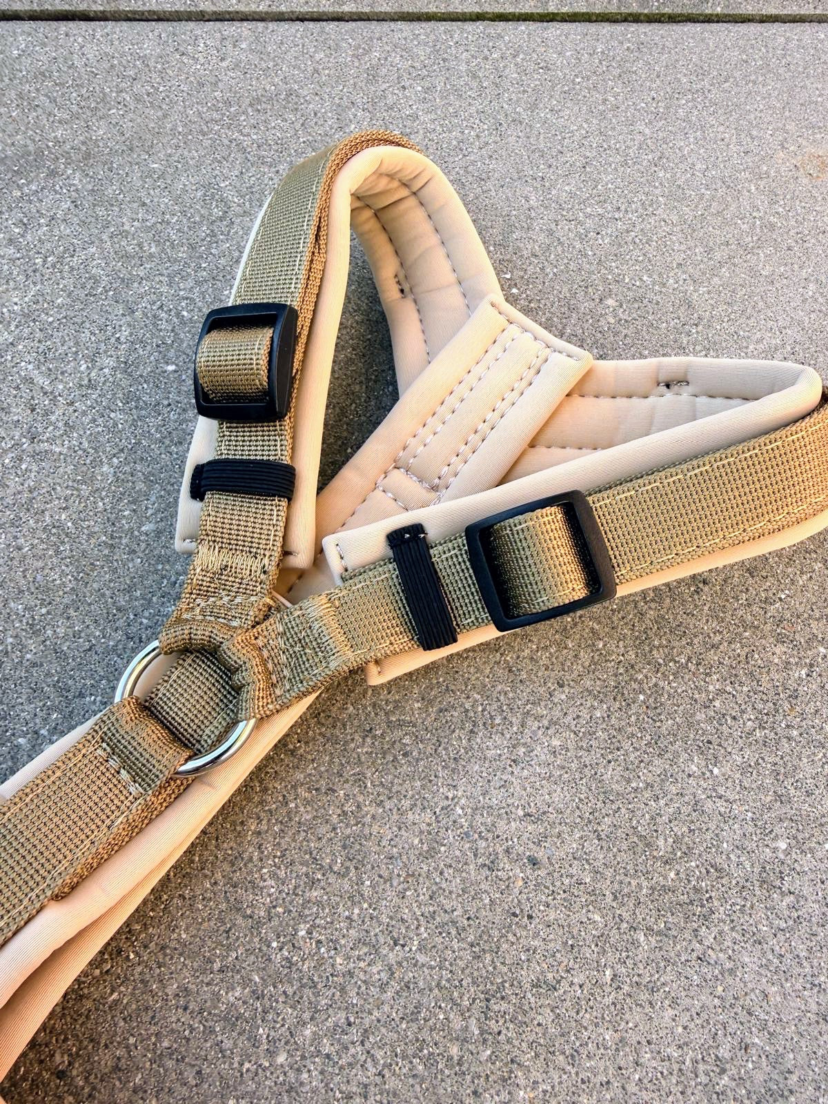 Pettorina per cani di alta qualità M arancione neon