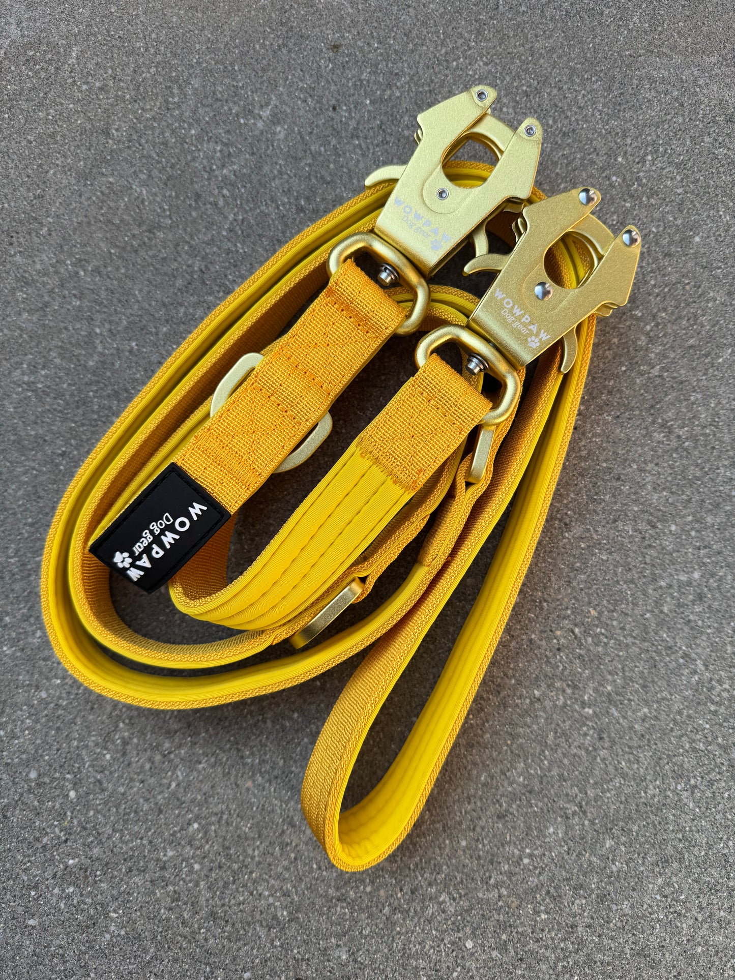 Smycz taktyczna dla psa ULTRA LIGHT Sky Blue Edition, długość 2m regulowana