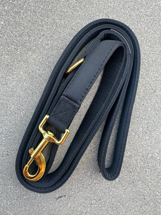 Basic Hundeleine Black-Gold Edition 1,8m