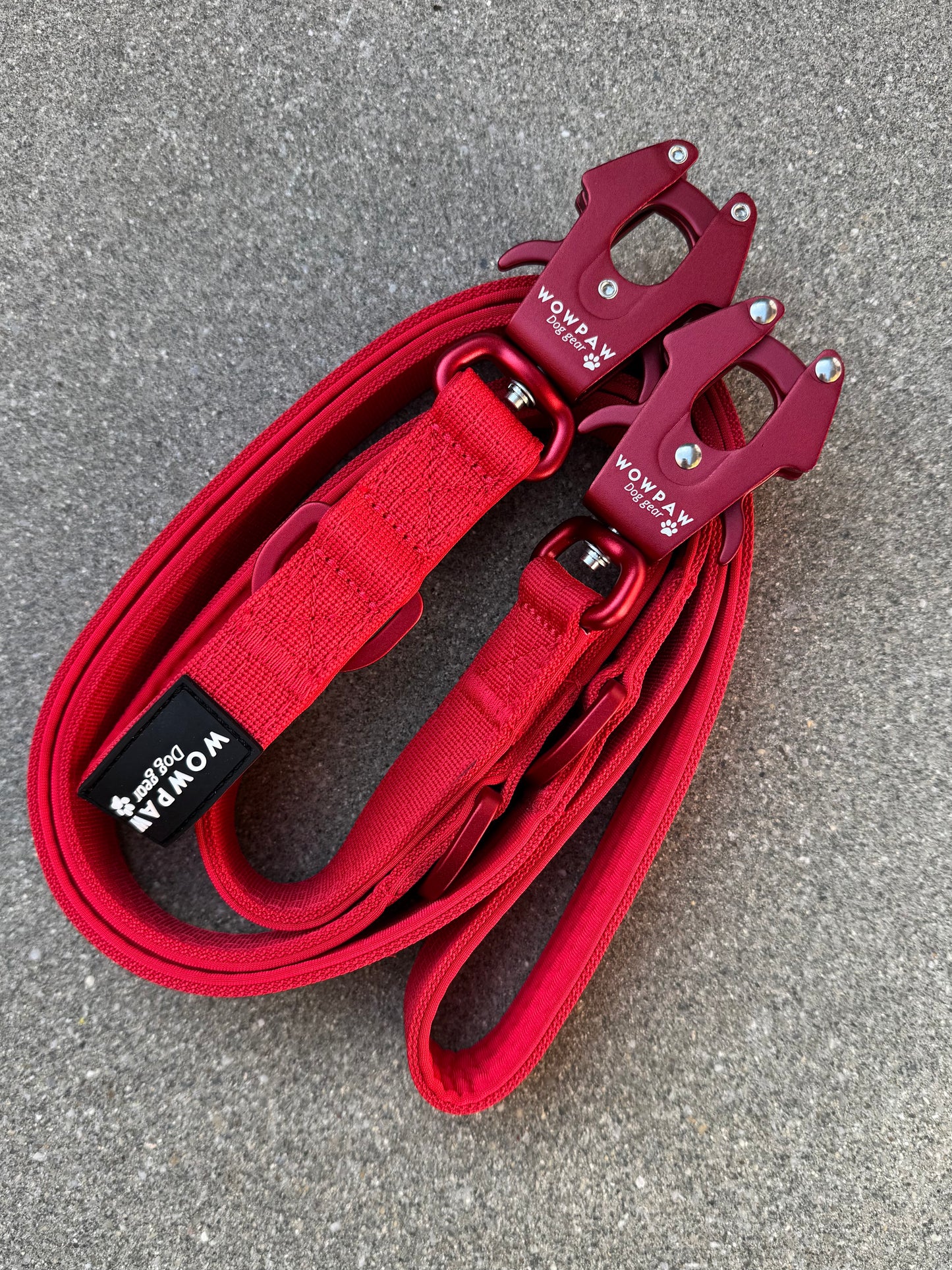 Smycz taktyczna dla psa ULTRA LIGHT Sky Blue Edition, długość 2m regulowana