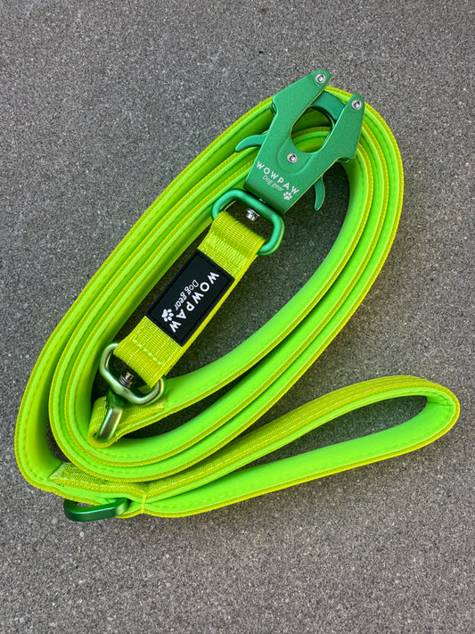Taktische Hundeleine ULTRA LIGHT Lime Green Edition, Länge 1,8m