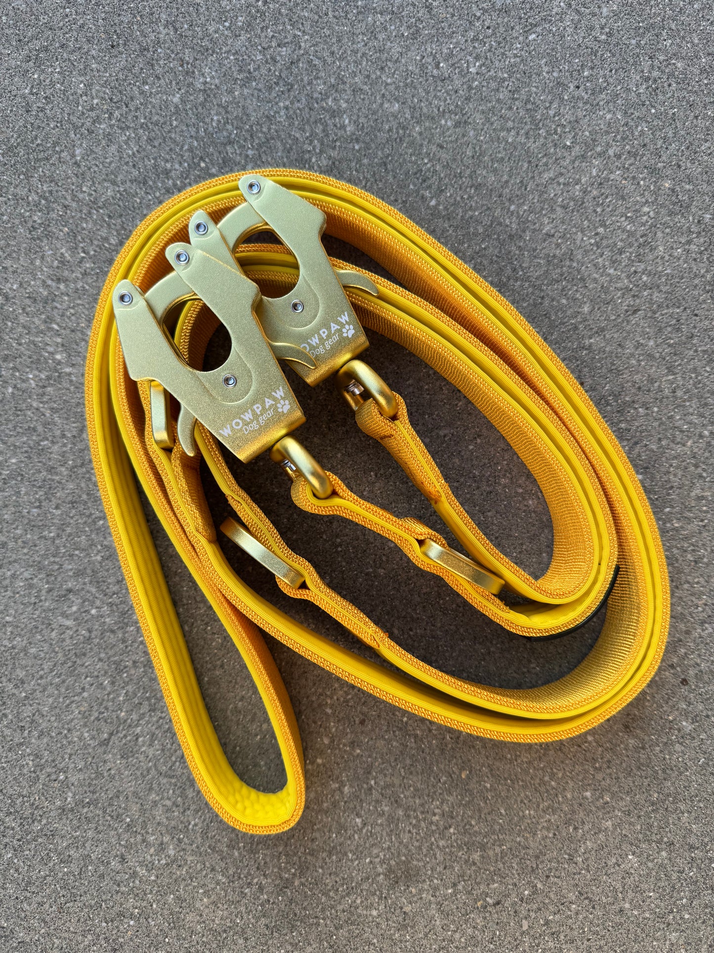 Smycz taktyczna dla psa ULTRA LIGHT Sky Blue Edition, długość 2m regulowana