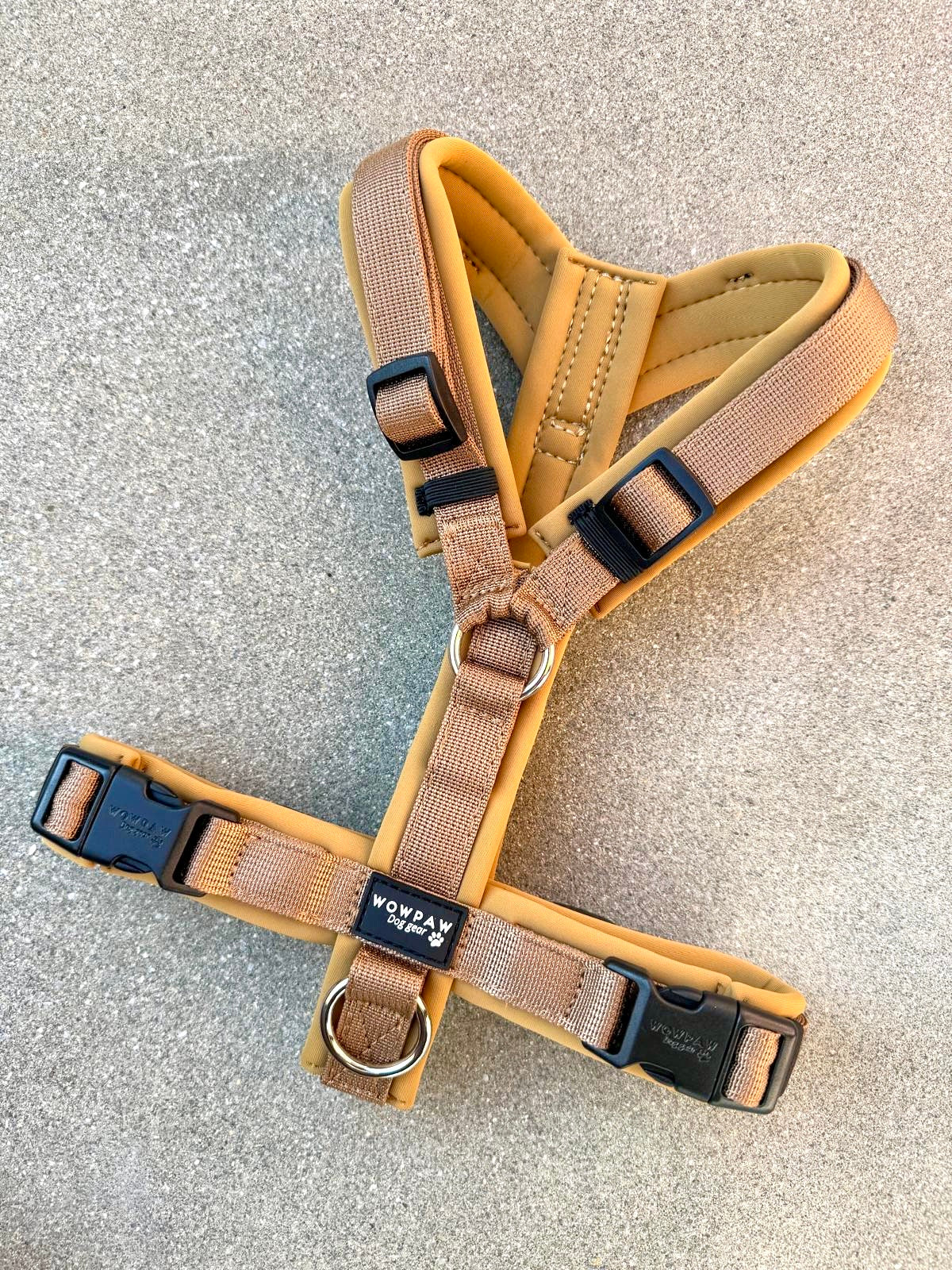 Hochwertiges Hundegeschirr FLOW Braun Edition