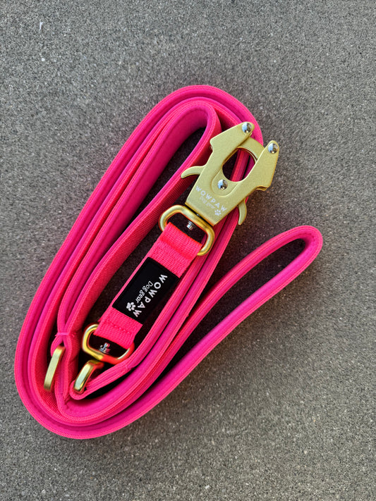 Taktische Hundeleine ULTRA LIGHT Neonpink Edition, Länge 1,8m