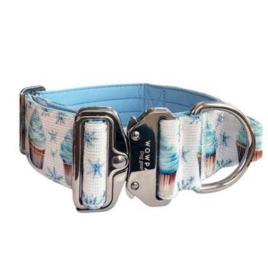Hochwertiges taktisches Hundehalsband CUPCAKE Größe M