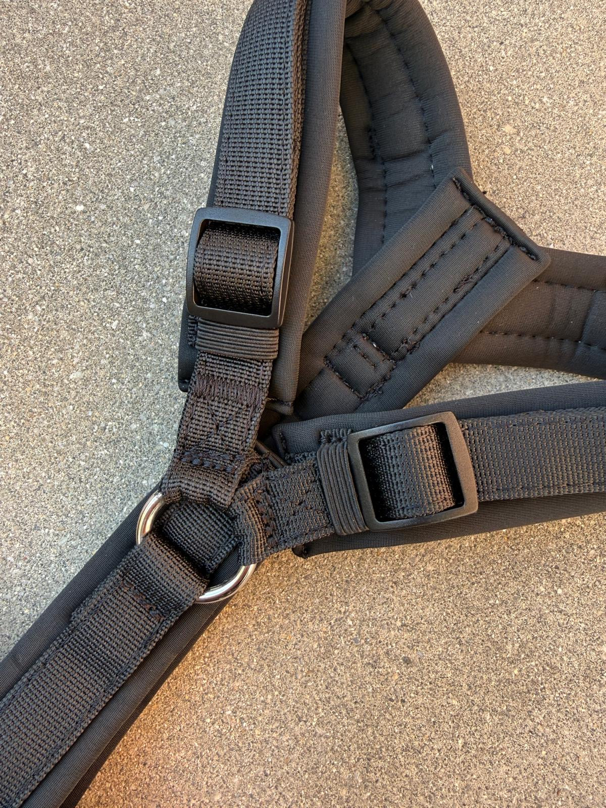 Hochwertiges Hundegeschirr FLOW Schwarz