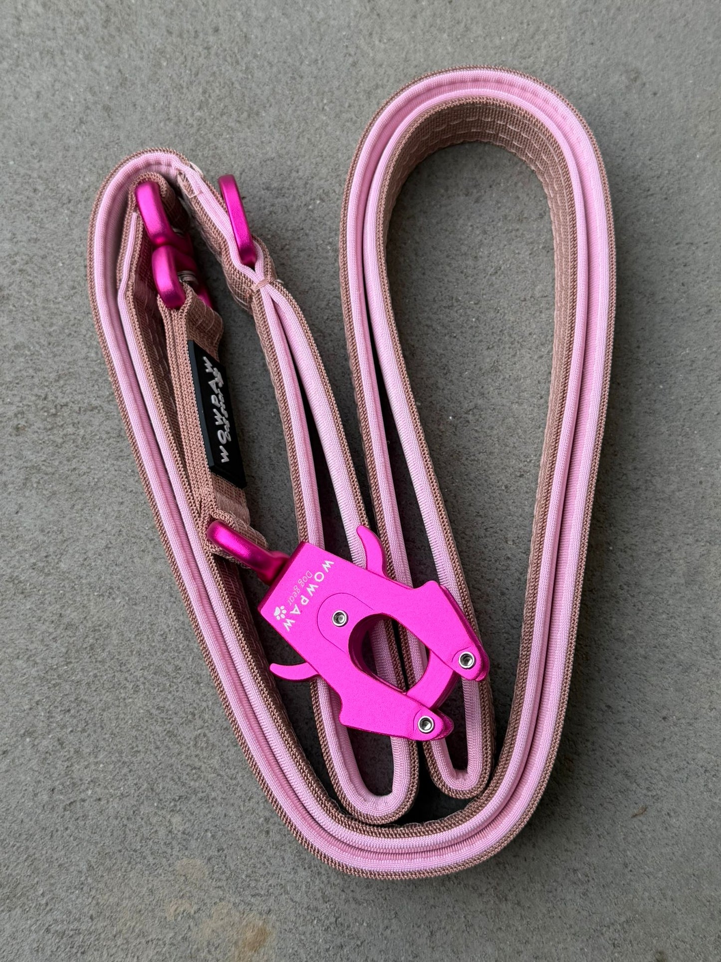 Taktische Hundeleine ULTRA LIGHT Nude Braun Edition, Länge 1,8m