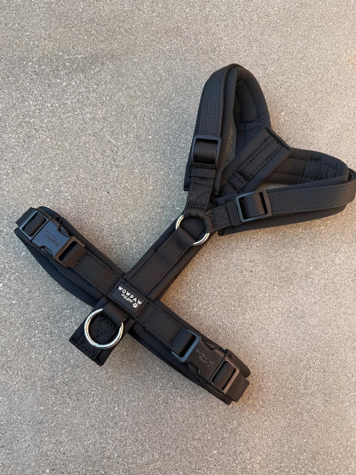 Hochwertiges Hundegeschirr FLOW Schwarz