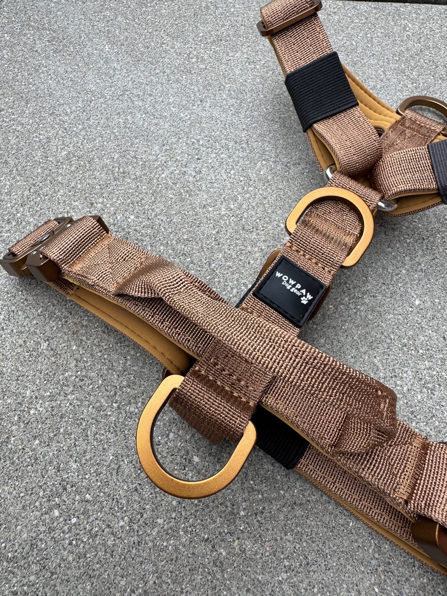 Hochwertiges Hundegeschirr XS Braun Edition