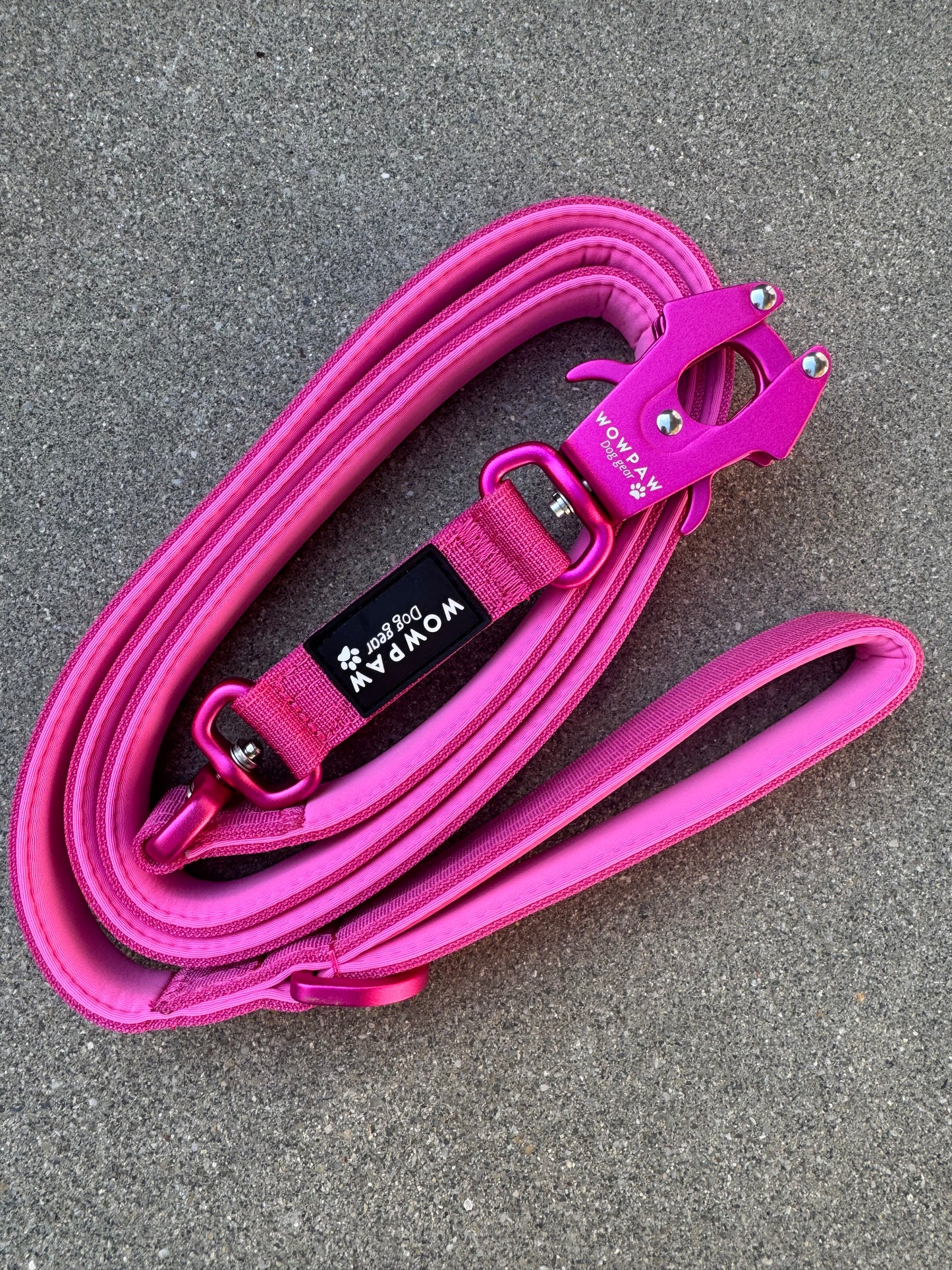 Taktische Hundeleine ULTRA LIGHT Rose Red Edition, Länge 1,8m