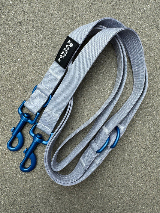 Standard Hundeleine S verstellbar Länge 2m Grey Edition
