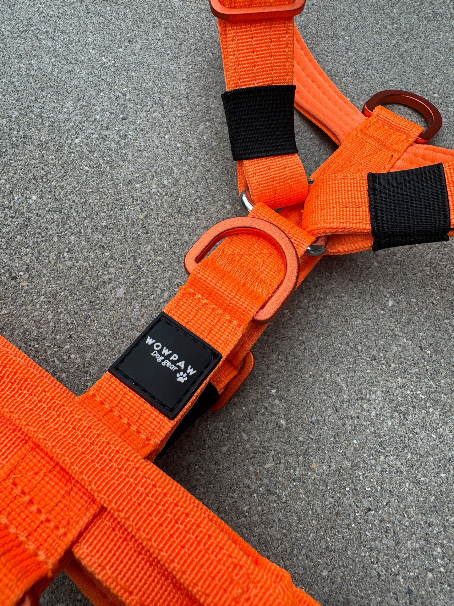 Hochwertiges Hundegeschirr XS Neonorange Edition