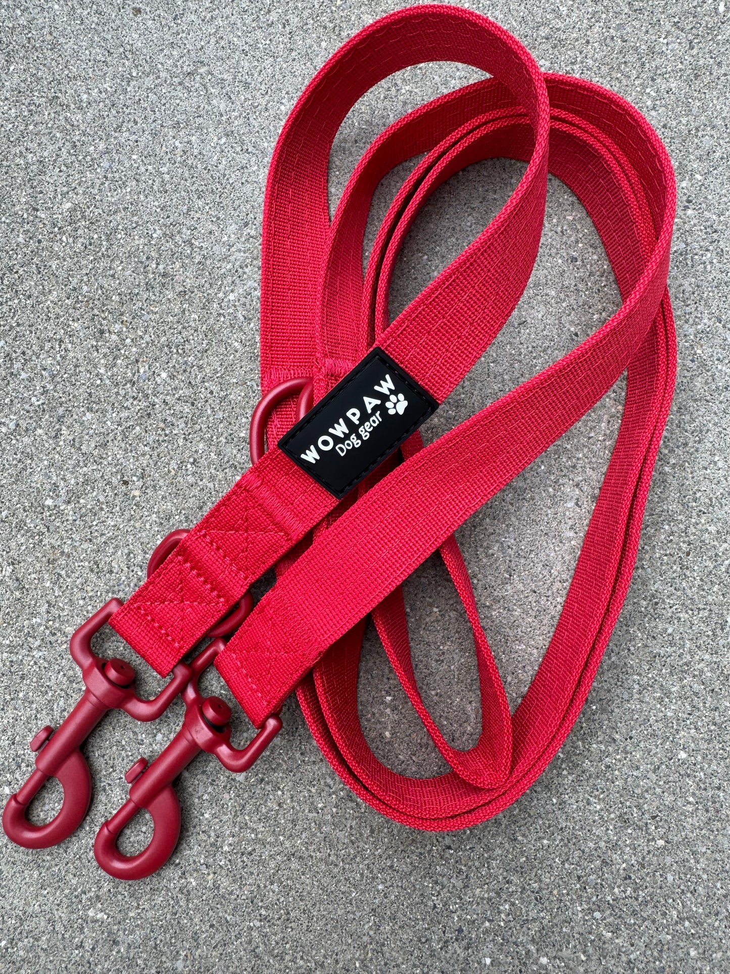 Standard Hundeleine M verstellbar Länge 2m Red Edition