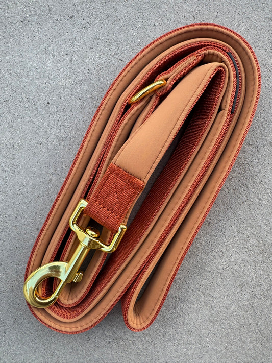 Basic Hundeleine Kupfer-Gold Edition 1,8m