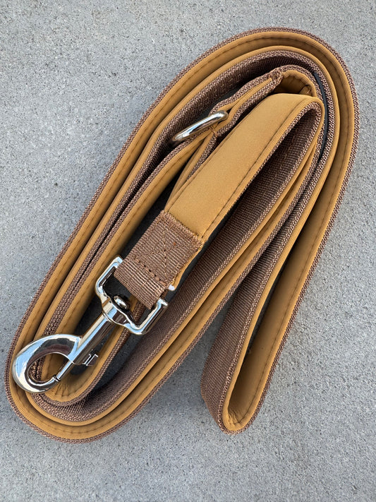 Basic Hundeleine Braun-Silber Edition 1,8m