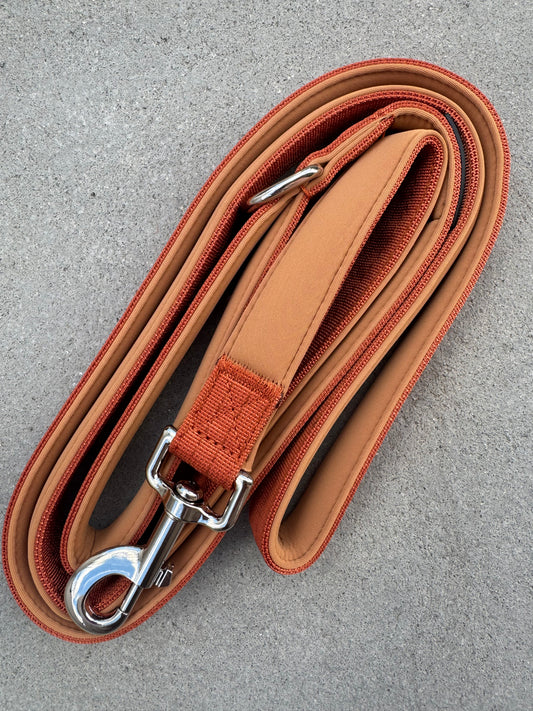 Basic Hundeleine Kupfer-Silber Edition 1,8m