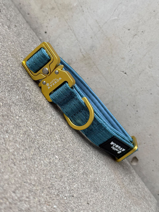 Taktisches Hundehalsband ULTRA LIGHT Ocean Blue Edition XS