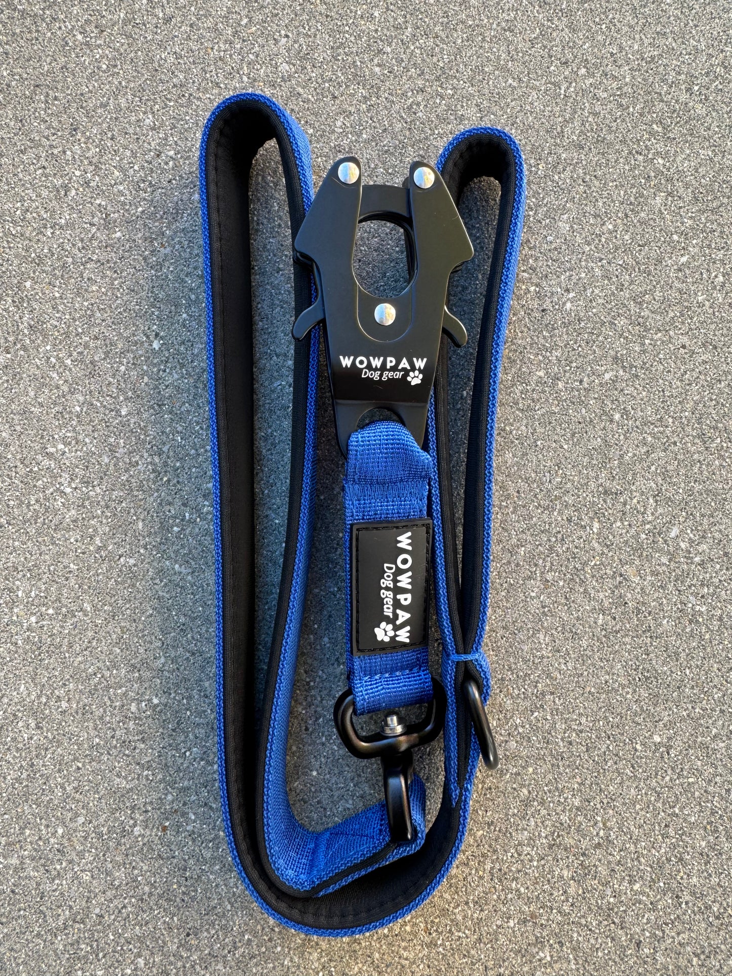 Taktische Hundeleine ULTRA LIGHT Königsblau Länge 1m