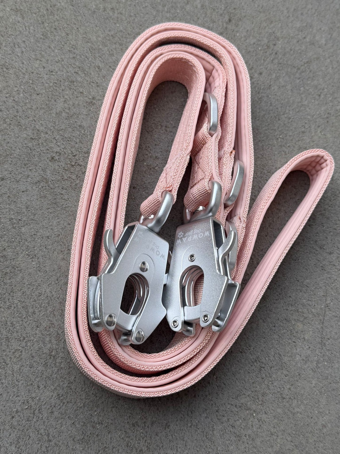 Taktische Hundeleine ULTRA LIGHT Peach Edition, Länge 2m verstellbar