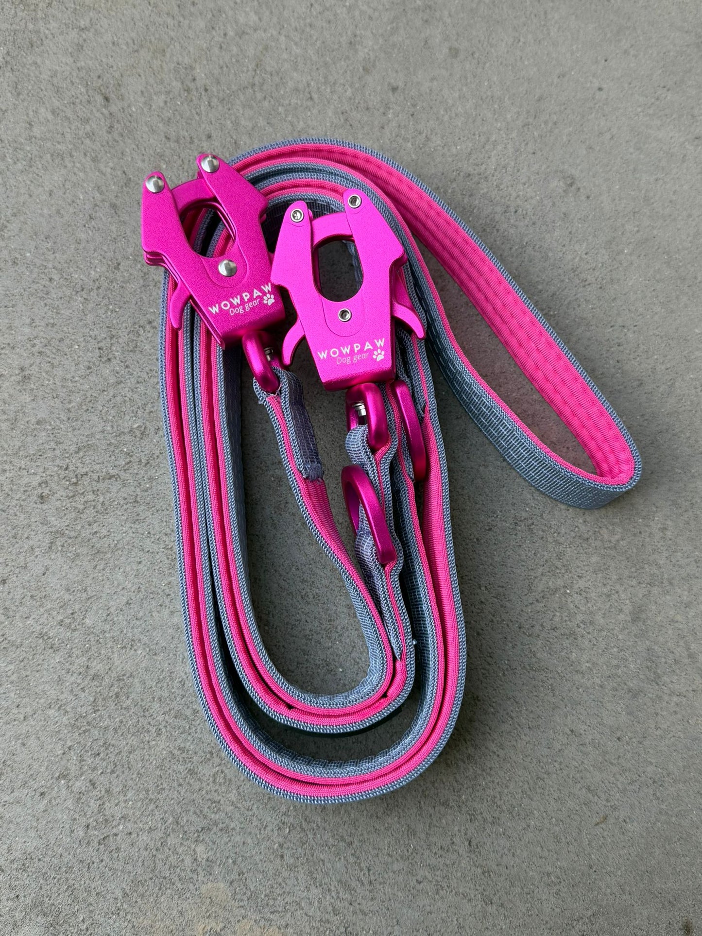 Taktische Hundeleine ULTRA LIGHT Blue Purple Edition, Länge 2m verstellbar