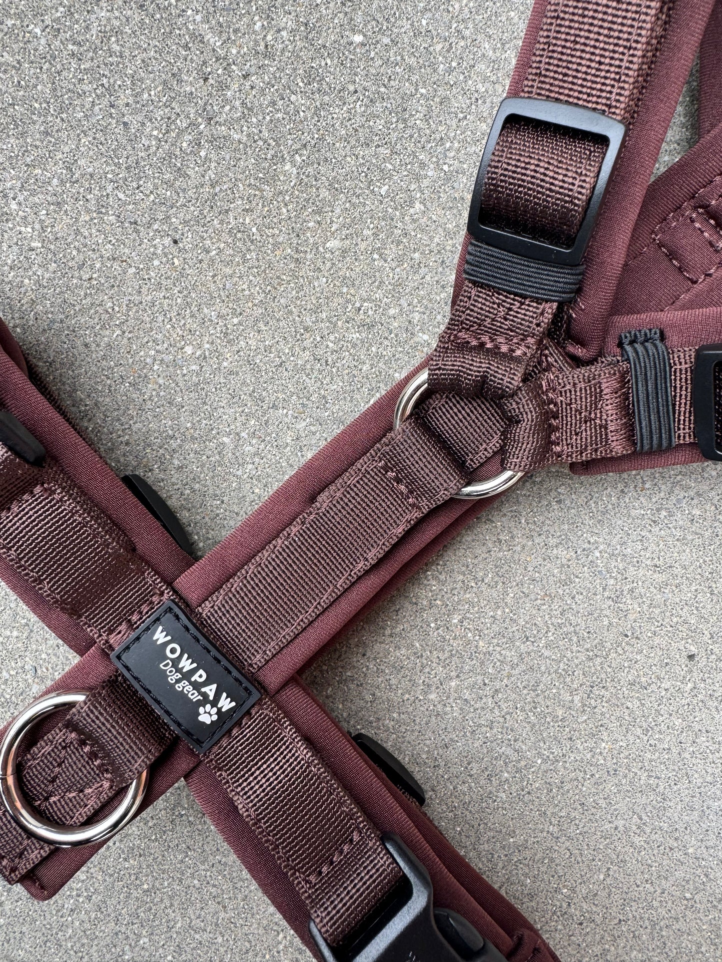 Hochwertiges Hundegeschirr FLOW Espresso Braun Edition