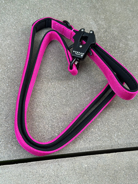 Taktische Hundeleine ULTRA LIGHT Magenta, Länge 1,2m XS