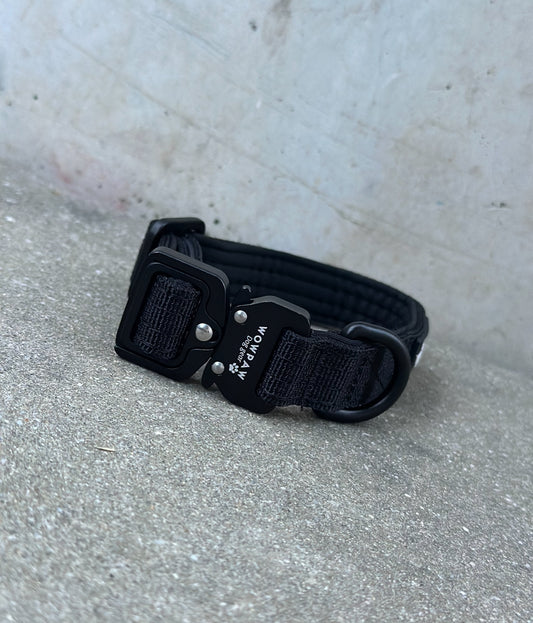 Collare per cani tattico di alta qualità 2,5 cm arancione neon taglia XS