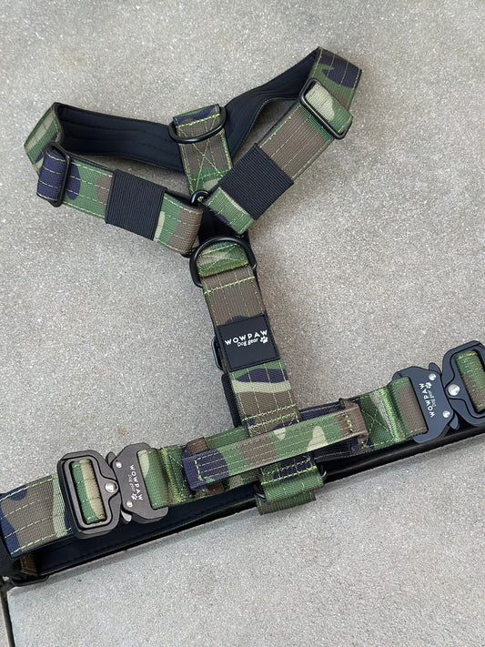 Hochwertiges Hundegeschirr S Army Green Camouflage