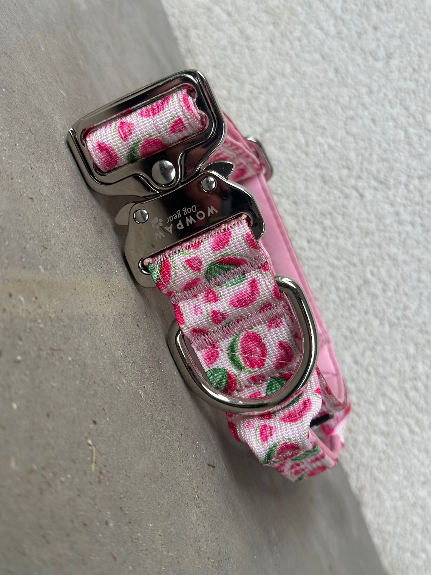 Hochwertiges taktisches Hundehalsband WASSERMELONEN LIMITIERT Größe S Breite 3,8cm