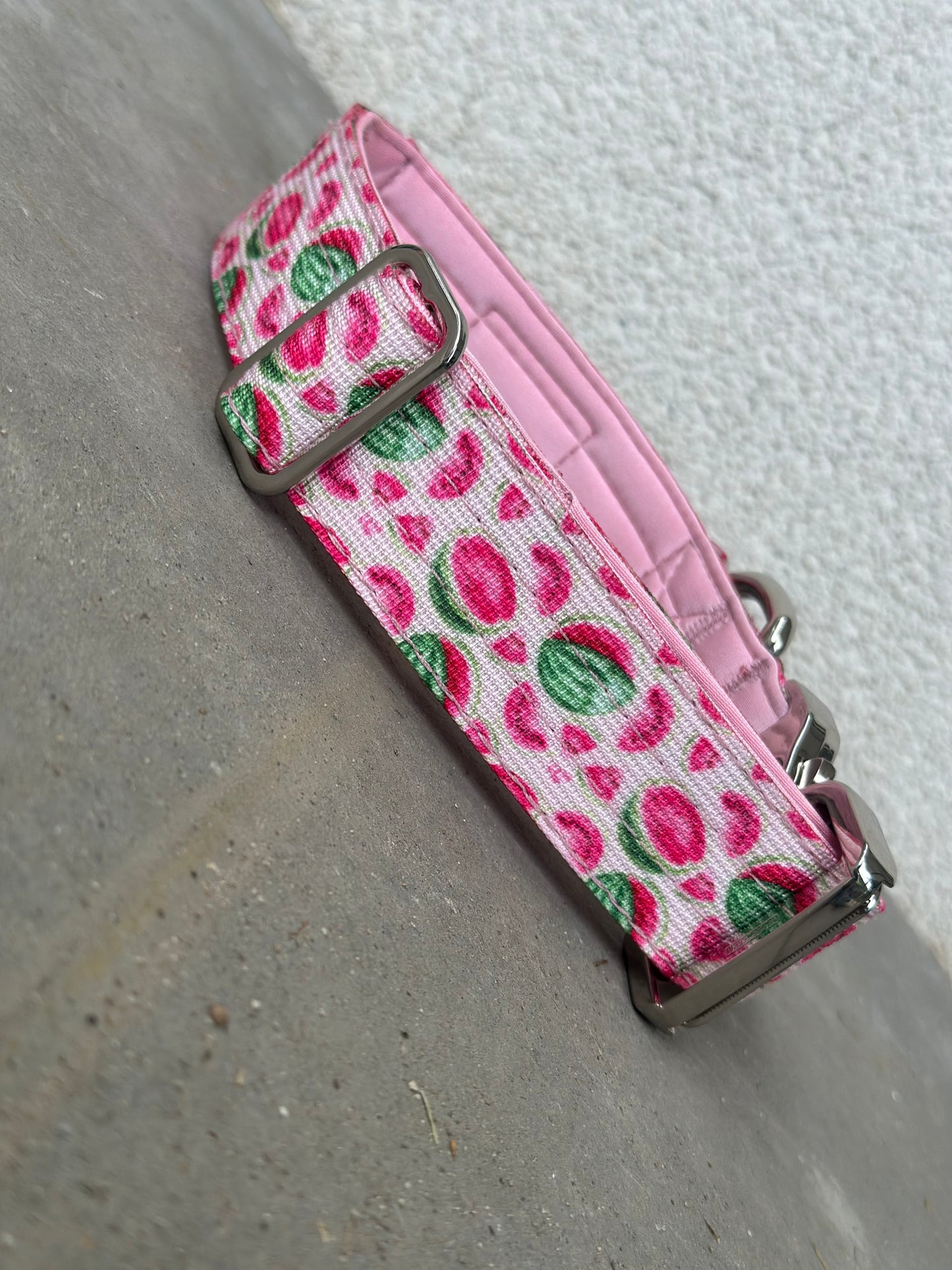 Hochwertiges taktisches Hundehalsband WASSERMELONEN LIMITIERT Größe S Breite 3,8cm