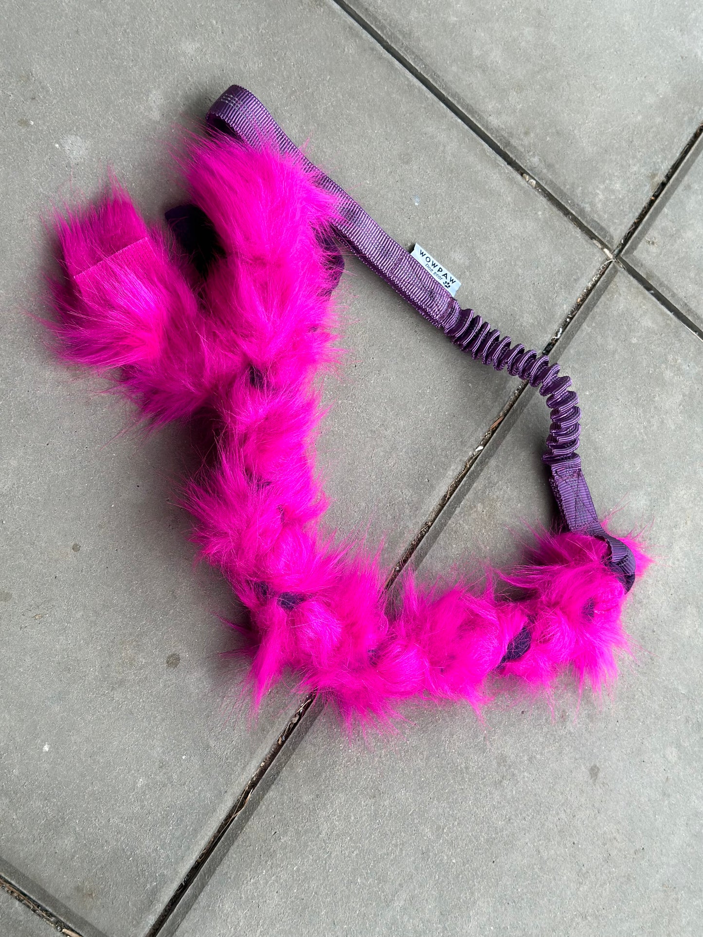 Bungee Zergel geflochten Pink und Blau & Orange